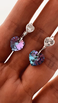 AROS DAKAR PLATA 925 CRISTAL - comprar online