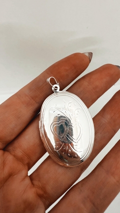RELICARIO LEO PLATA LAMINADA - comprar online