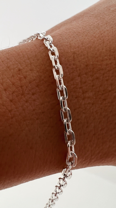 PULSERA FORZATINA PLATA 900 - comprar online