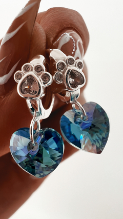 AROS ASMARA PLATA 925 CRISTAL - comprar online