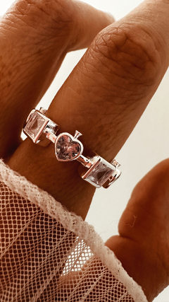 ANILLO PARTY PLATA LAMINADA - comprar online
