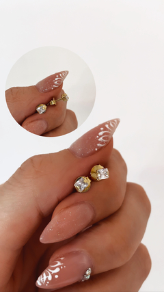 AROS PASANTE DORADO CUADRADITO BP