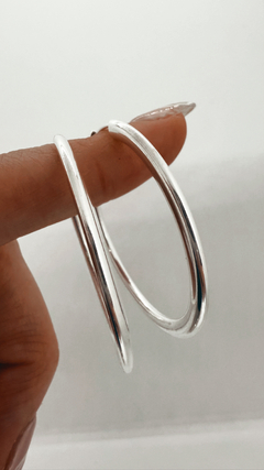 CUBANO CHATO GRANDE PLATA 925 - D'Amico Joyas