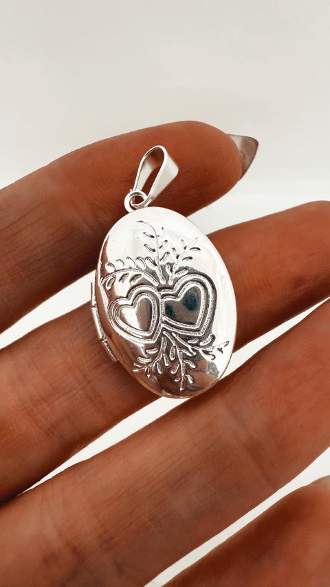 RELICARIO ANA PLATA LAMINADA - comprar online