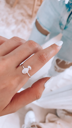 ANILLO HAMIDA PLATA 925