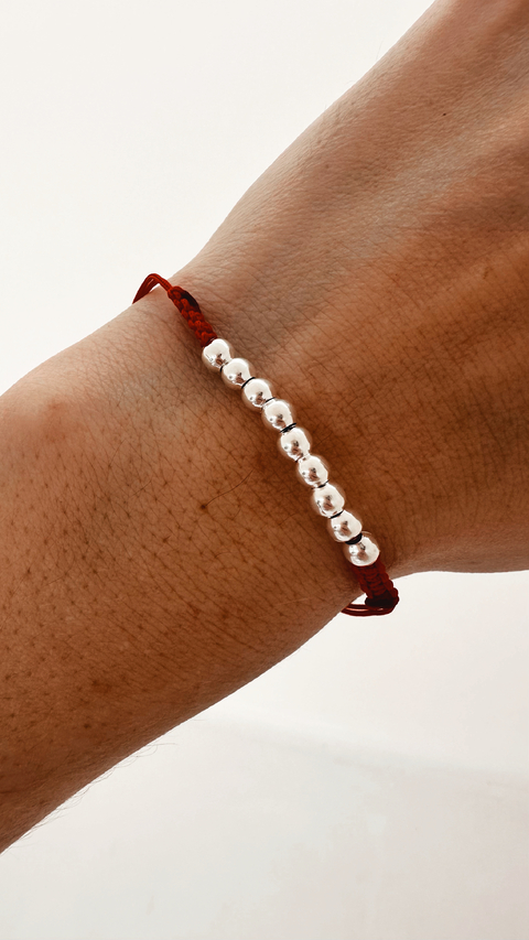 PULSERA MACRAMÈ REDCORE BP