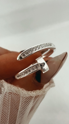 ANILLO CLASS AJUSTABLE PLATA 925 - comprar online
