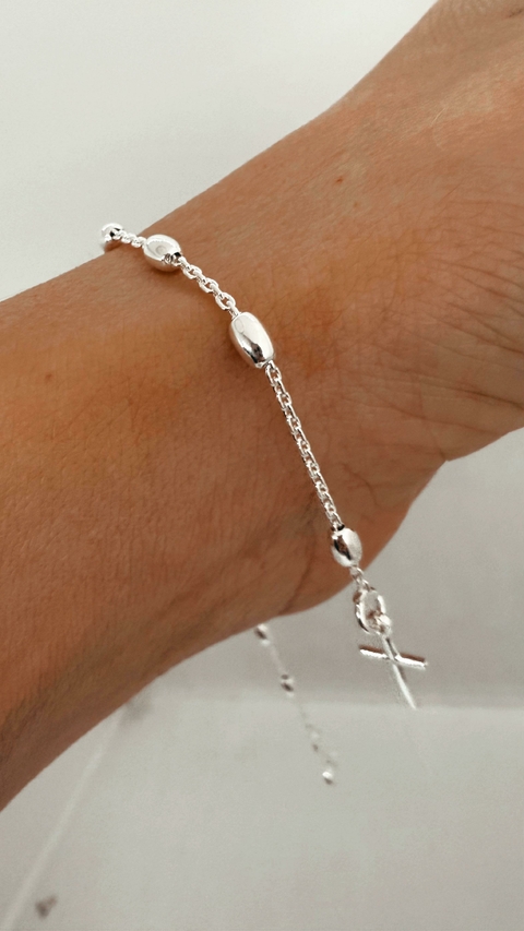 PULSERA DENARIO SEMILLA PLATA 925 - comprar online