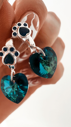 AROS NAIROBI PLATA 925 CRISTAL