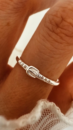 ANILLO GANDI PLATA 925 - comprar online