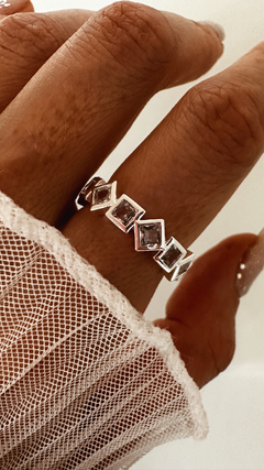 ANILLO CLARK PLATA LAMINADA - comprar online