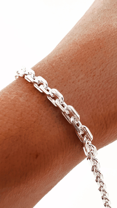 PULSERA FORZATA PLATA 900 UNISEX - comprar online