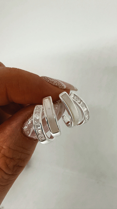 AROS MARBRE PLATA 925 - comprar online