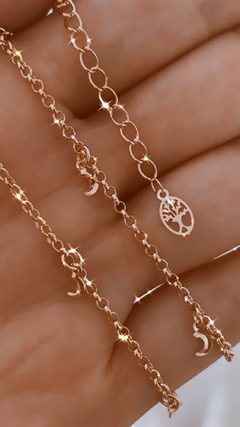 CHOKER NEW MOON ORO ROSE BP - comprar online