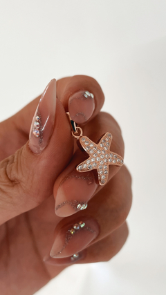DIJE SIDYNA ORO ROSE PLATA 925