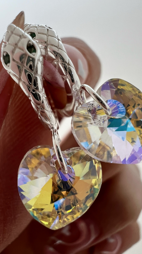 AROS TÓNICA PLATA 925 CRISTAL