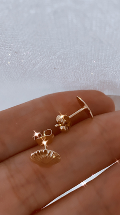 AROS OSTRITA ORO 18 K BP - comprar online