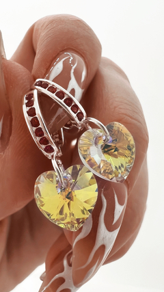 AROS ACRA PLATA 925 CRISTAL - comprar online