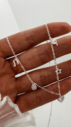CONJUNTO MUSIC LOVE PLATA 925 - comprar online