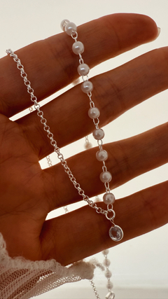 CHOKER MIXPERL PLATA LAMINADA - comprar online