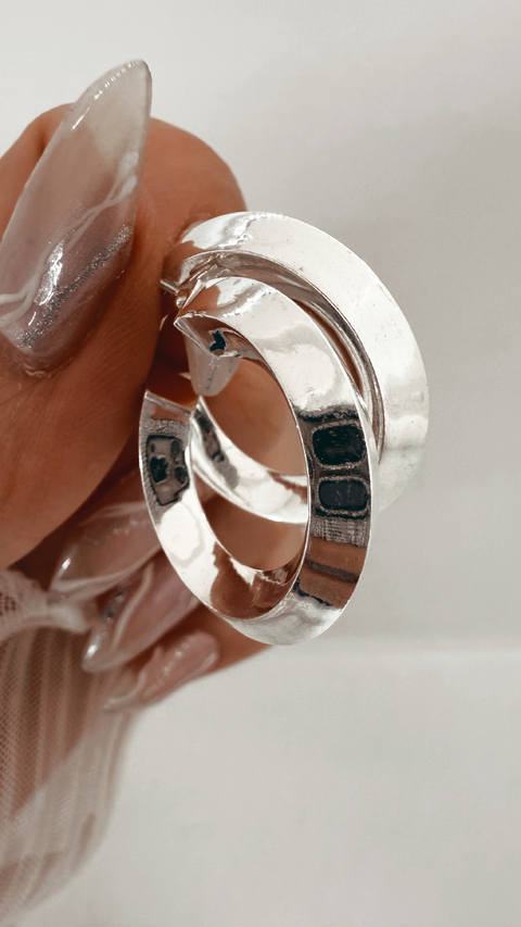 AROS CHUNK PLATA 925 - comprar online