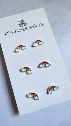 CARTONCITO ARCOIRIS AROS PASANTES X3
