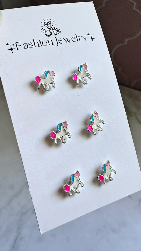 CARTONCITO UNICORNIO AROS PASANTES X3