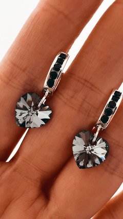 AROS CAIRO PLATA 925 CRISTAL - comprar online