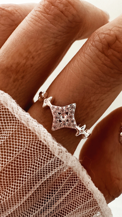 ANILLO AURA PLATA LAMINADA - comprar online