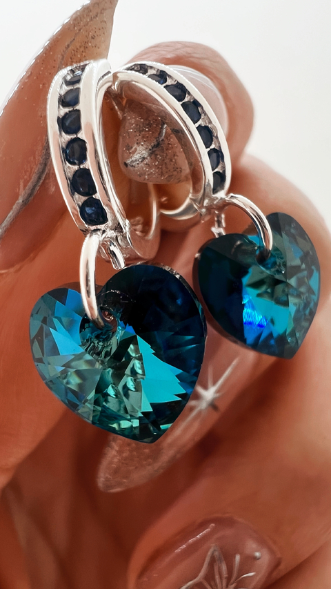 AROS LUANDA PLATA 925 CRISTAL