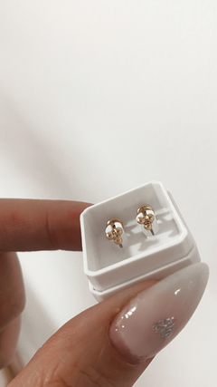 ABRIDORES TRIPLE BOLITA ORO 18 k