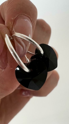 AROS BLACK HEART JEWEL BP - comprar online