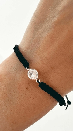 PULSERA MACRAMÉ SIMPLY BLACK BP