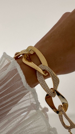 PULSERA CLEOPATRA BAÑO DE ORO 18K en internet