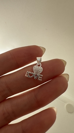 DIJE LOVE ME PLATA 925 en internet