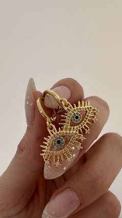 AROS INDIAS BAÑO DE ORO 18 K - comprar online