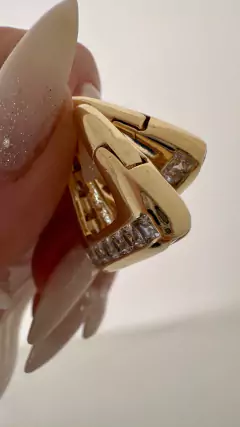 AROS ZARO BAÑO DE ORO 18K - comprar online