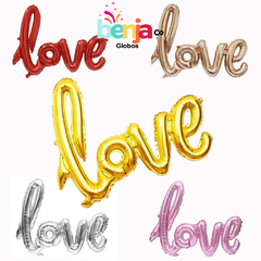GLOBO LOVE DORADO 24"