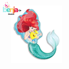 GLOBO SIRENITA ARIEL 60CM