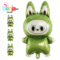 GLOBO LABUBU VERDE 60CM
