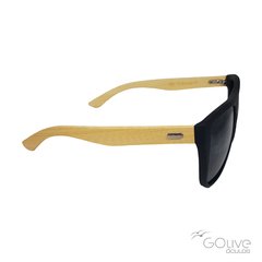 Óculos de sol com lente polarizada e hastes em bambu - comprar online