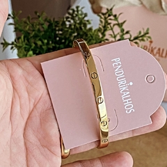 Bc 0015-2: Bracelete fininho com detalhes