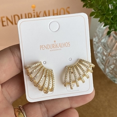 Br 0474-1: Brinco Ear cuff cravejado. Semijoia. - comprar online