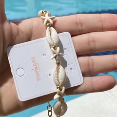 Ck 0094-1: Choker búzios e estrelas.