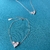 Pulseira Coração Shine - Prata 925