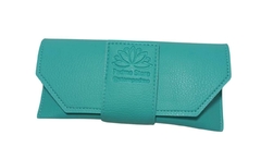 Estojo Carteira Papoula Verde Tiffany - comprar online