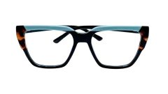 Armação de óculos para Grau quadrado Zabumba Preto e Azul