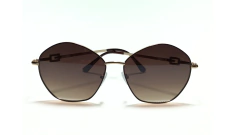 Óculos de Sol Gatinho Dourado e Marrom Campanillo - comprar online