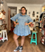 Vestido Jean mangas