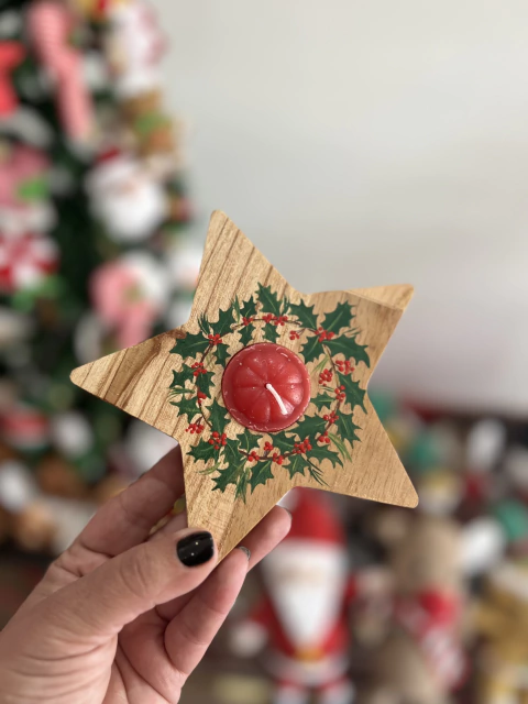 Porta vela estrella - comprar online